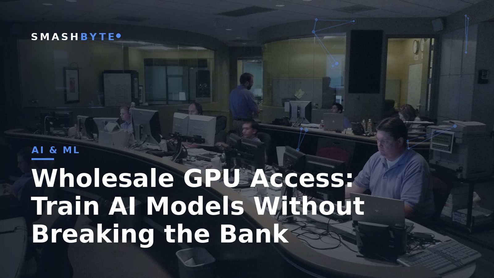 Wholesale GPU compute for AI and ML training workloads